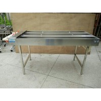 内窥镜清洗槽不锈钢豪华组合带背板四槽五槽支持定制